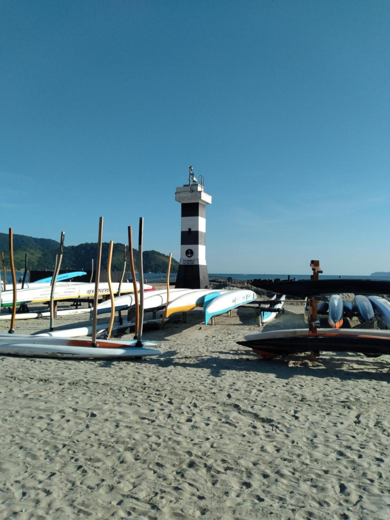 Varanda Mar - Estudio Em Santos Na Quadra Da Praia Kültér fotó